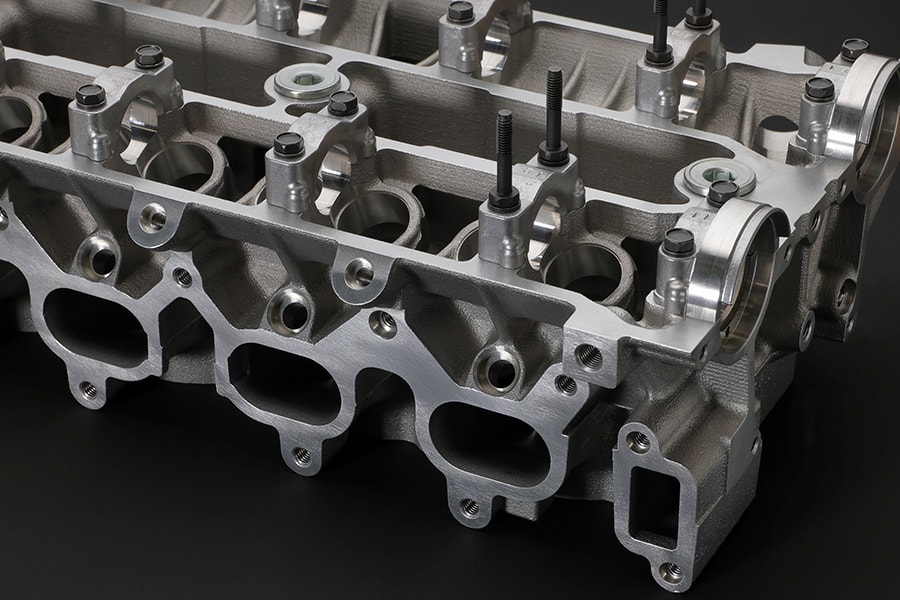 AE86 Engine Cylinder Head Close-up