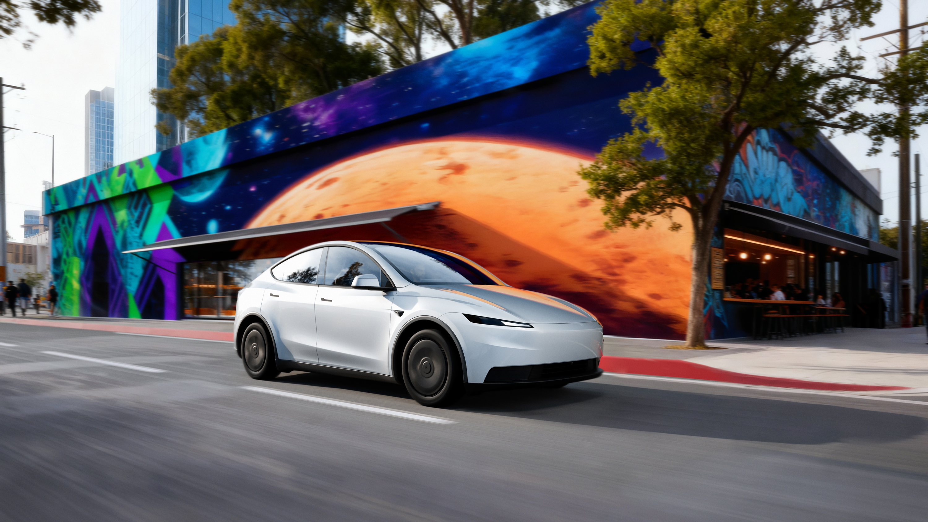 Tesla Model Y Standard side view
