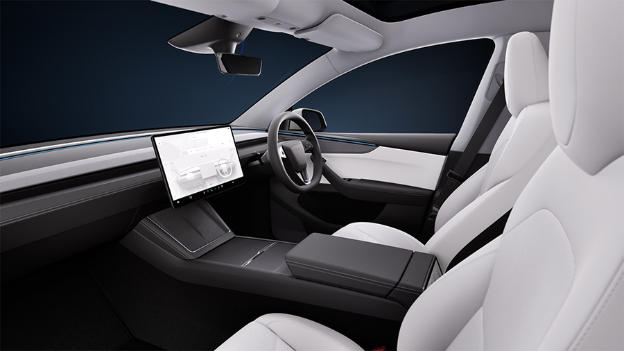Model Y interior