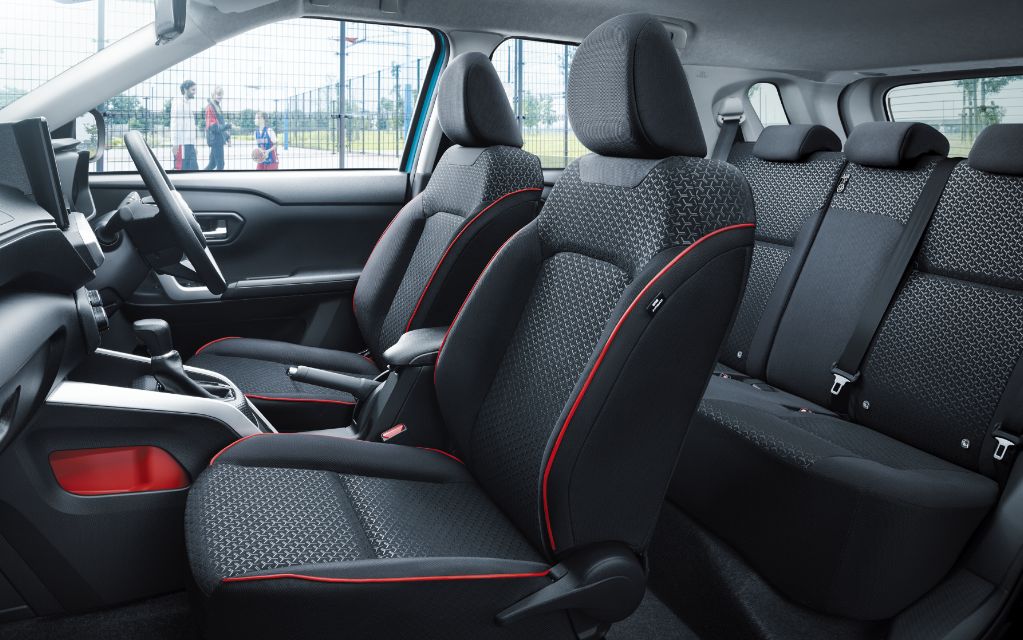 Toyota Raize seats
