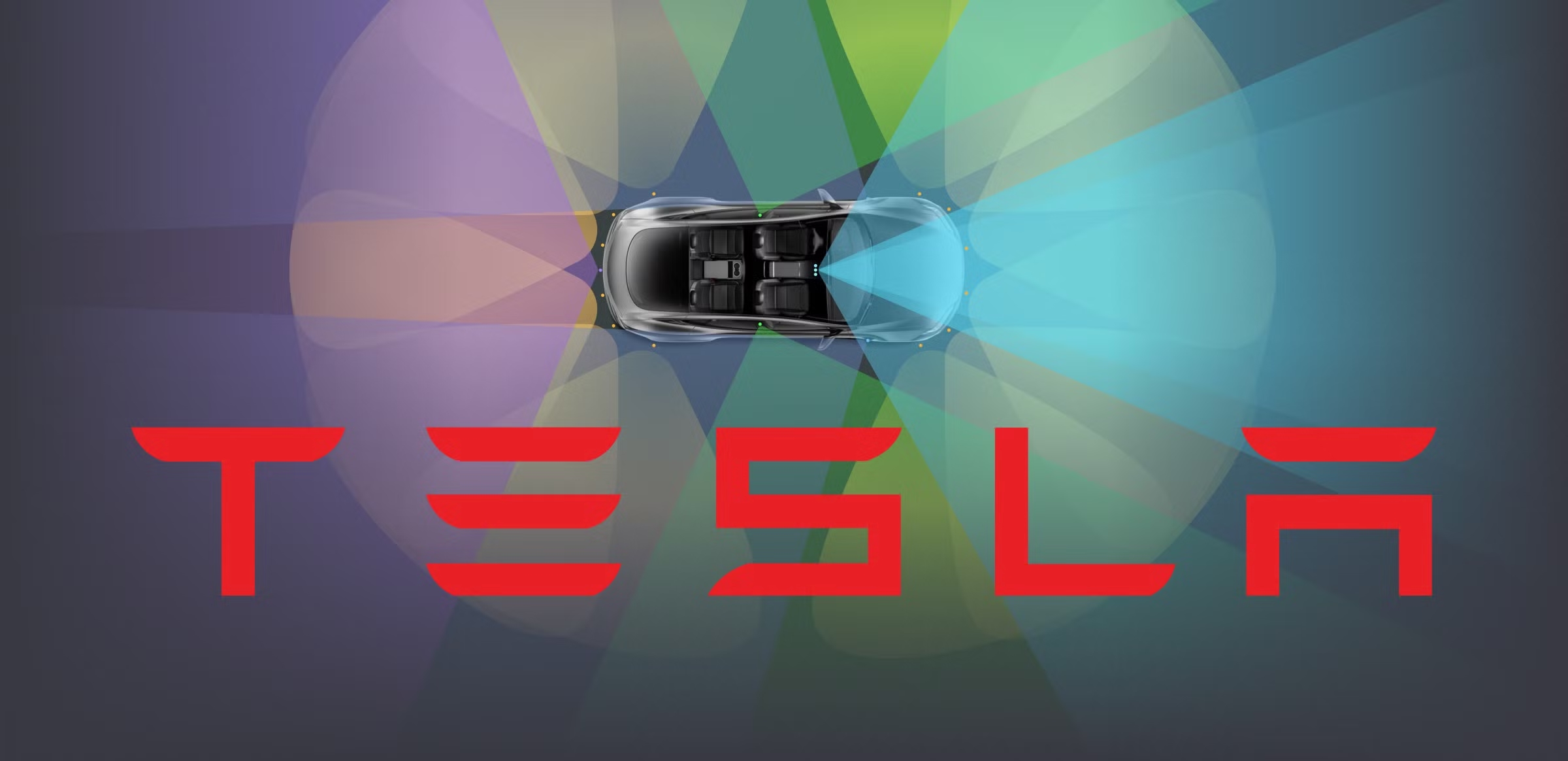 red Xpeng P7 with NGP branding and Chinese text in highway driving