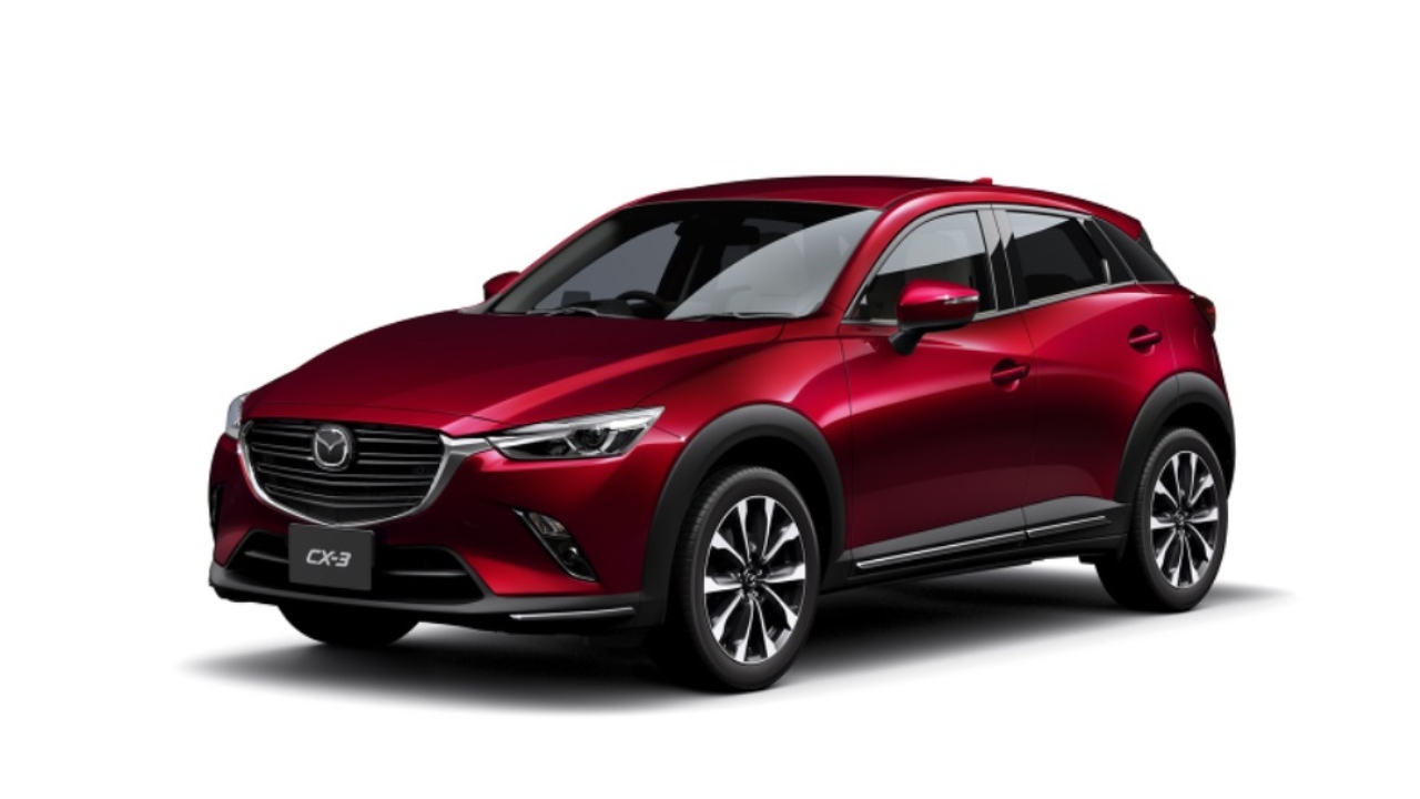 red mazda cx-3 front view in Kuala Lumpur launch
