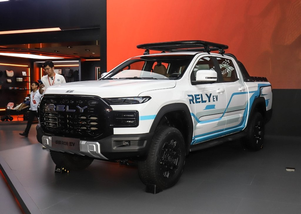 Chery RELY R08 EV รถกระบะในงานแสดงรถยนต์