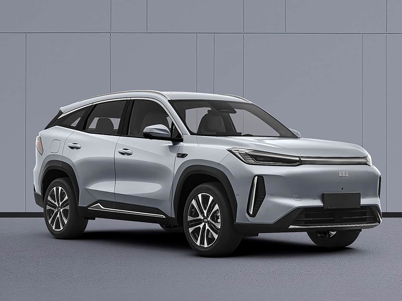 Geely Galaxy M7 side profile in studio launch