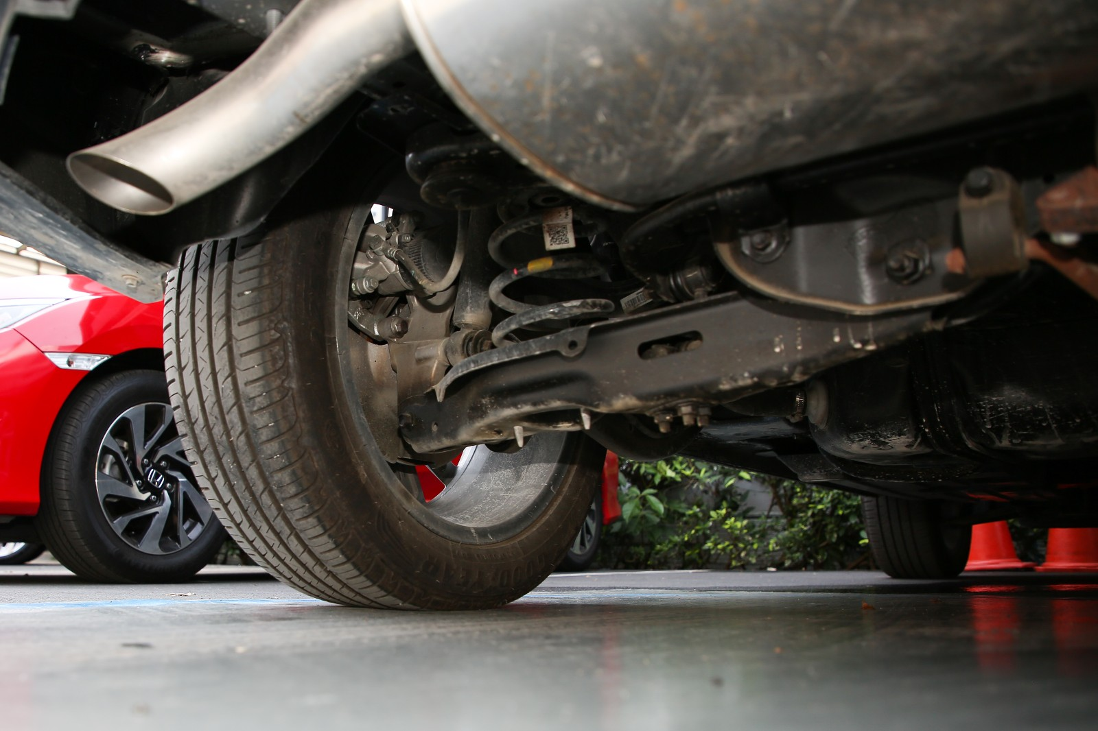 รายละเอียดใต้ท้องรถ Haval H6 HEV