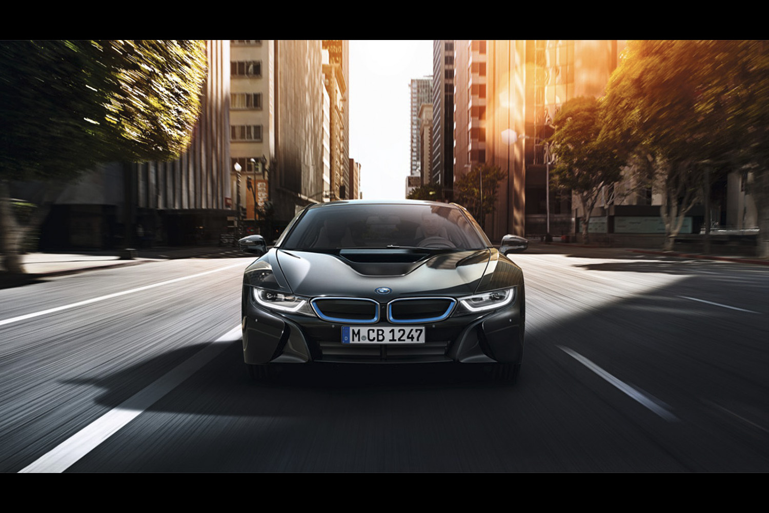 ลักษณะภายนอกของรถ BMW i8