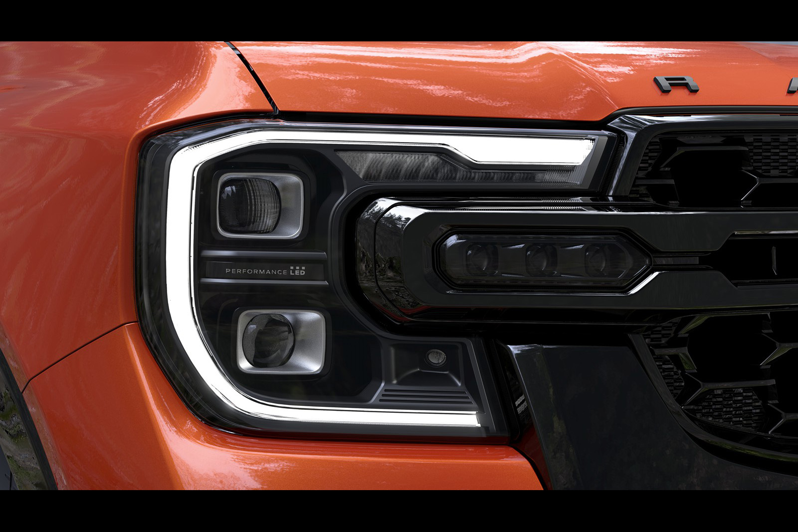 ลักษณะภายนอกของรถ Ford Ranger