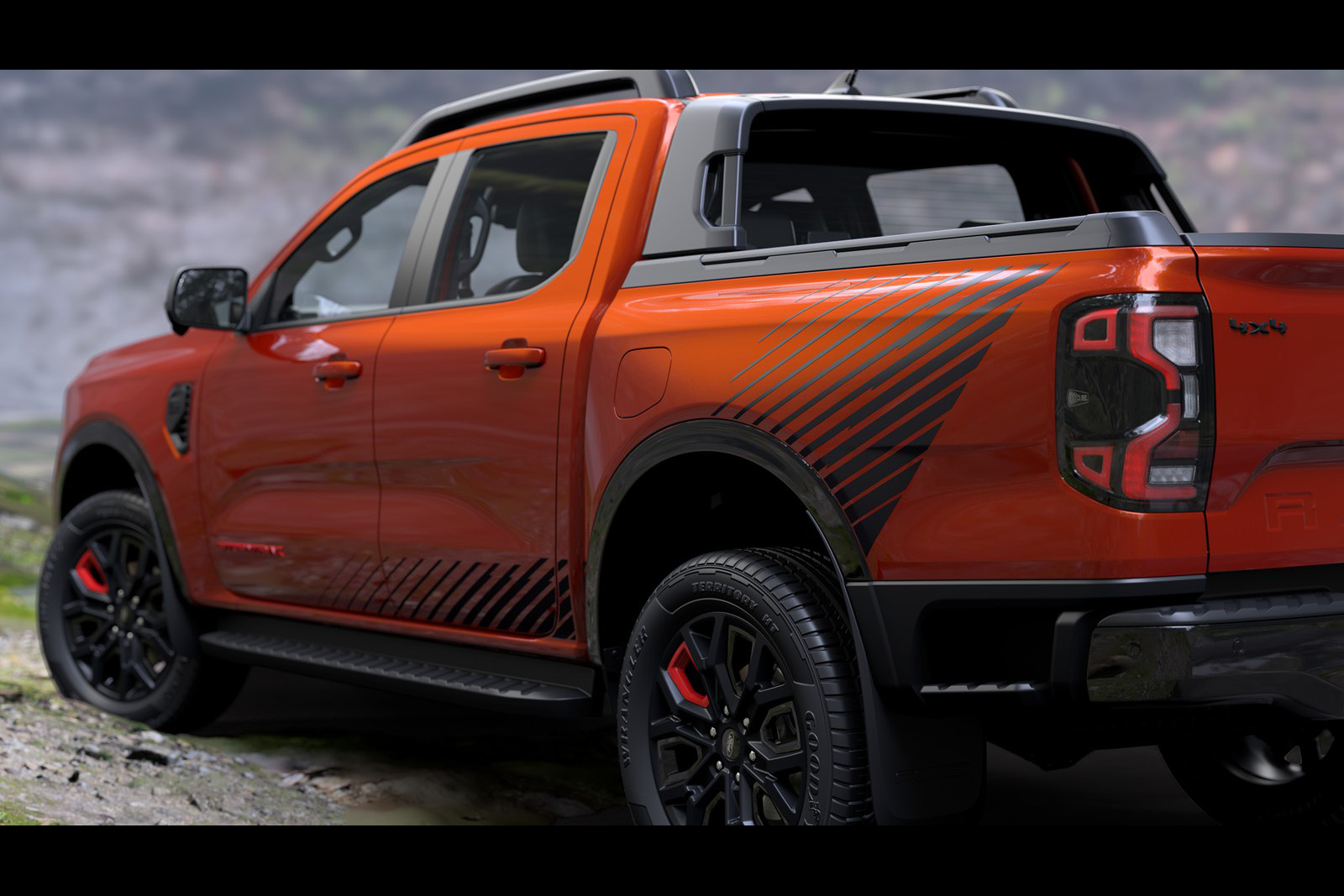ลักษณะภายนอกของรถ Ford Ranger