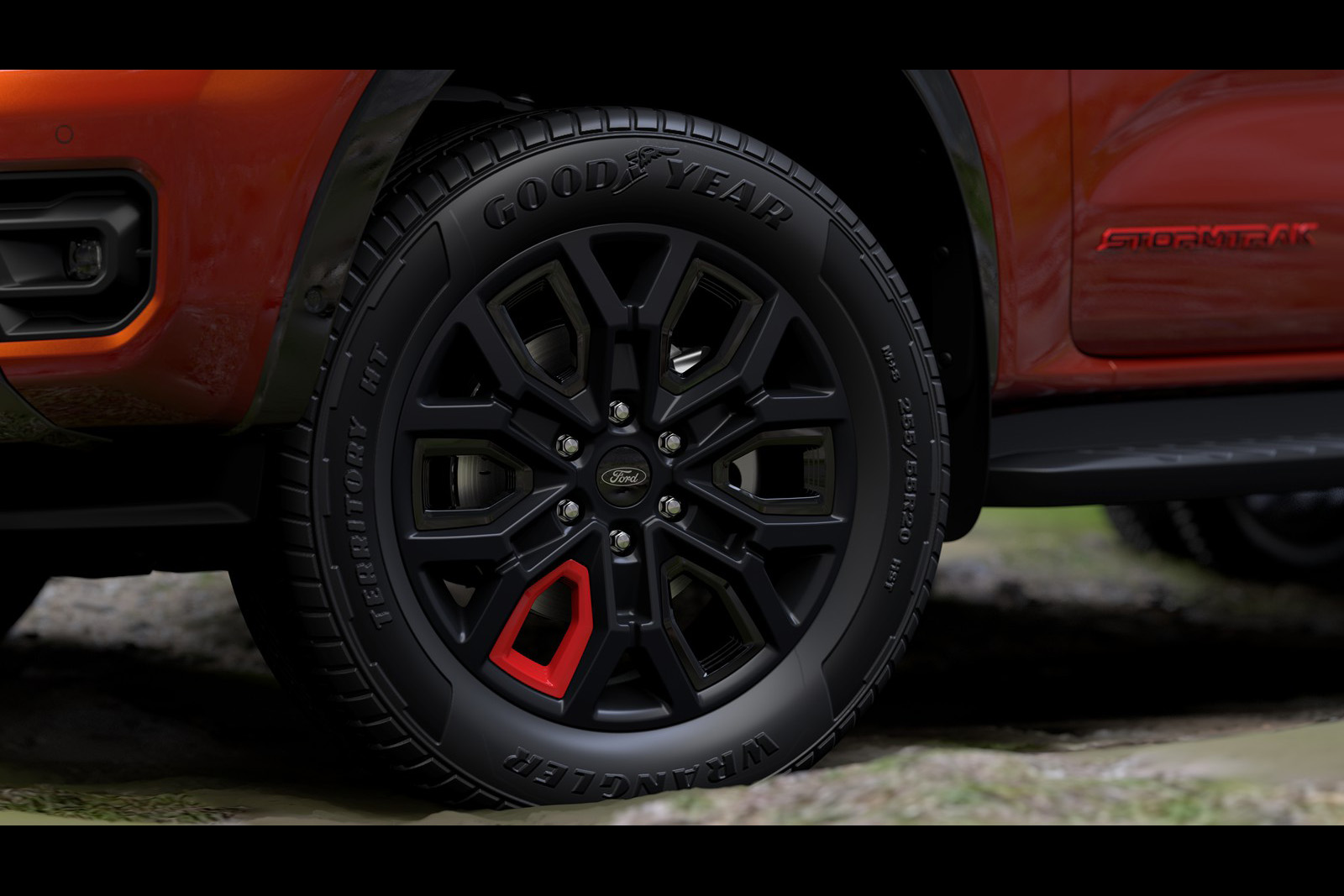 ลักษณะภายนอกของรถ Ford Ranger