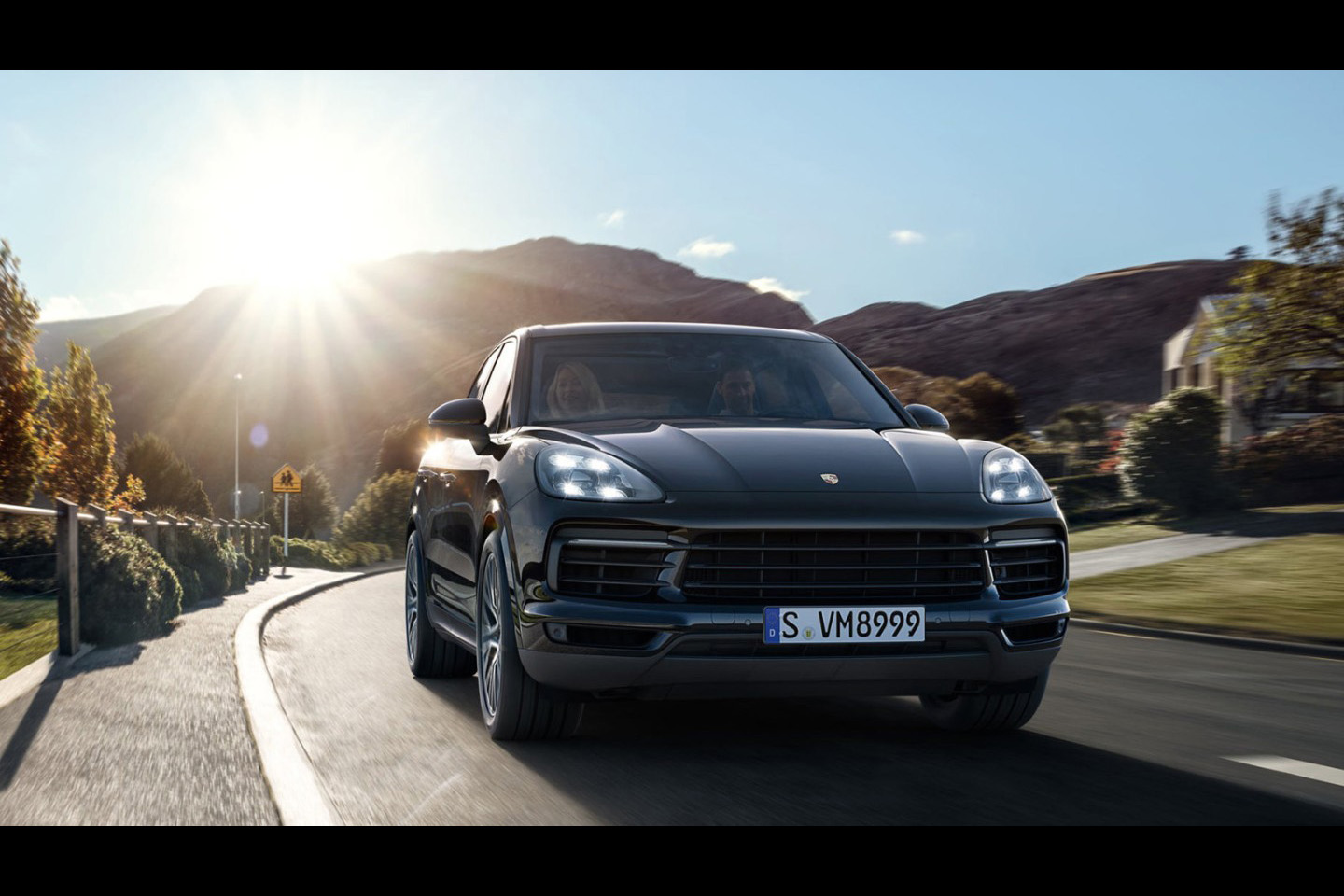 ลักษณะภายนอกของรถ Porsche Cayenne