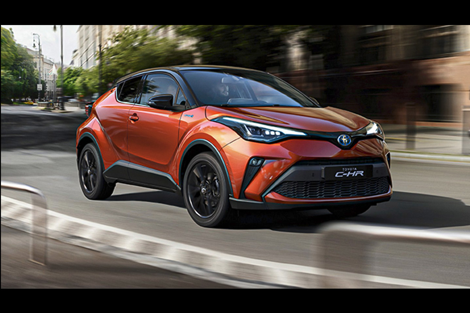 ลักษณะภายนอกของรถ Toyota C-HR