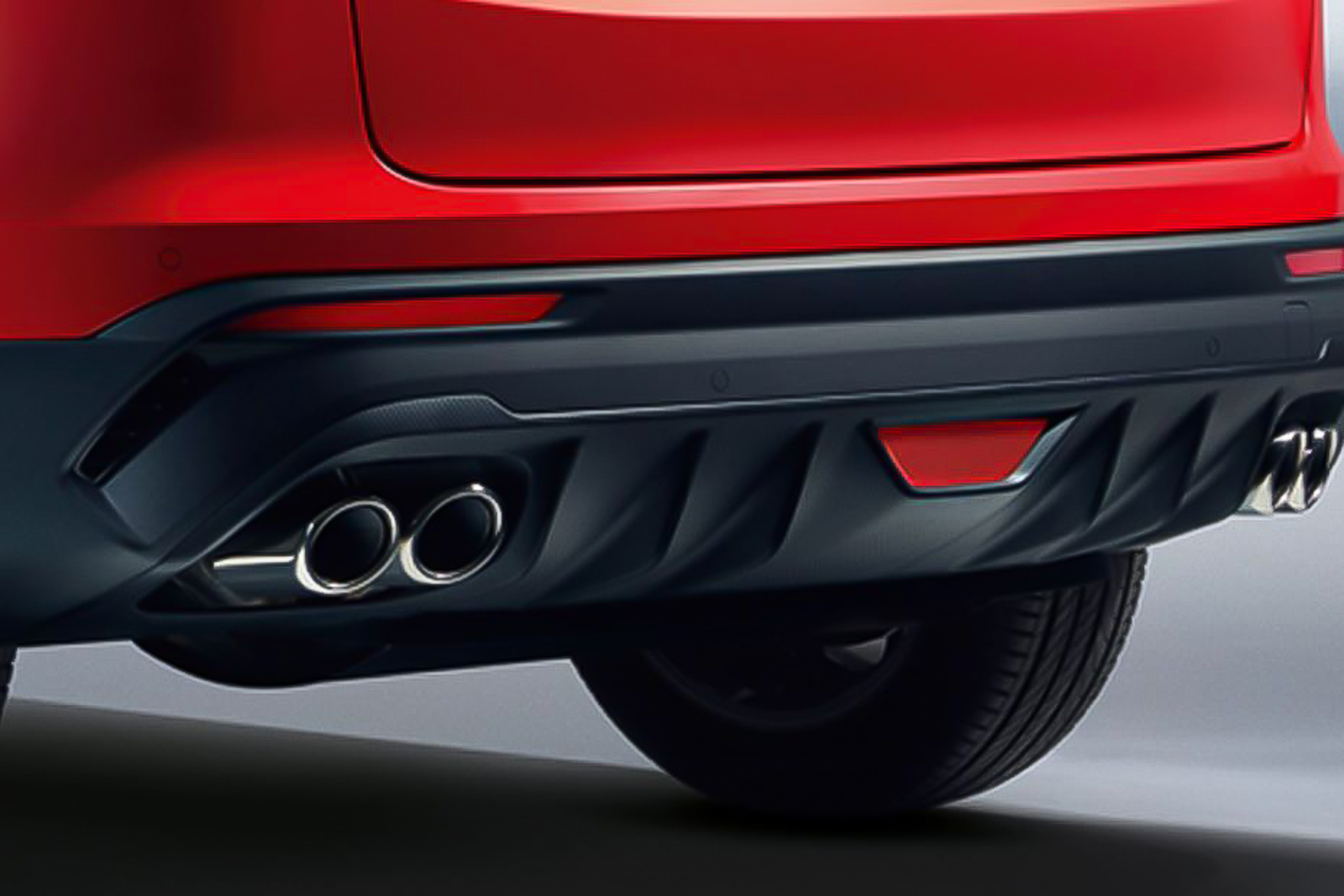 Proton X50 Photos: Rear of Car