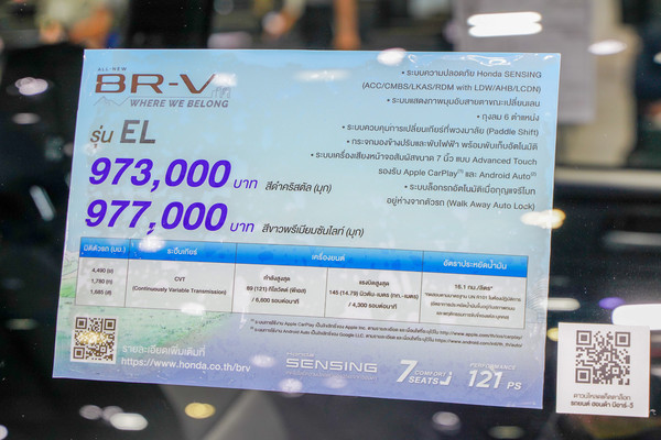 Honda BR-V งานแสดงรถยนต์