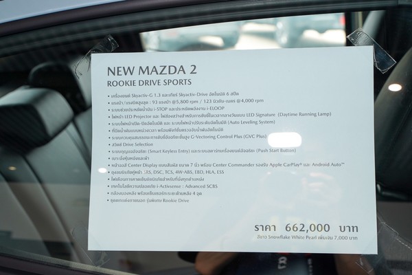 Mazda 2 Hatchback รายละเอียด