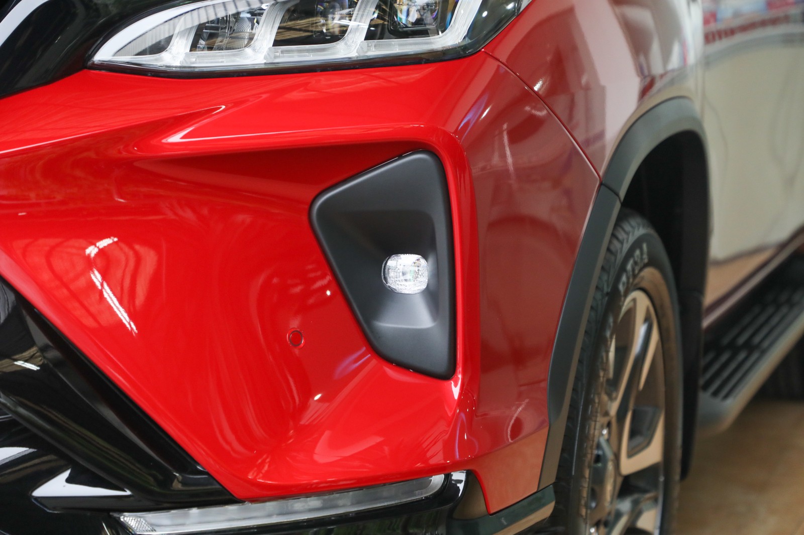 หน้ารถ Toyota Fortuner