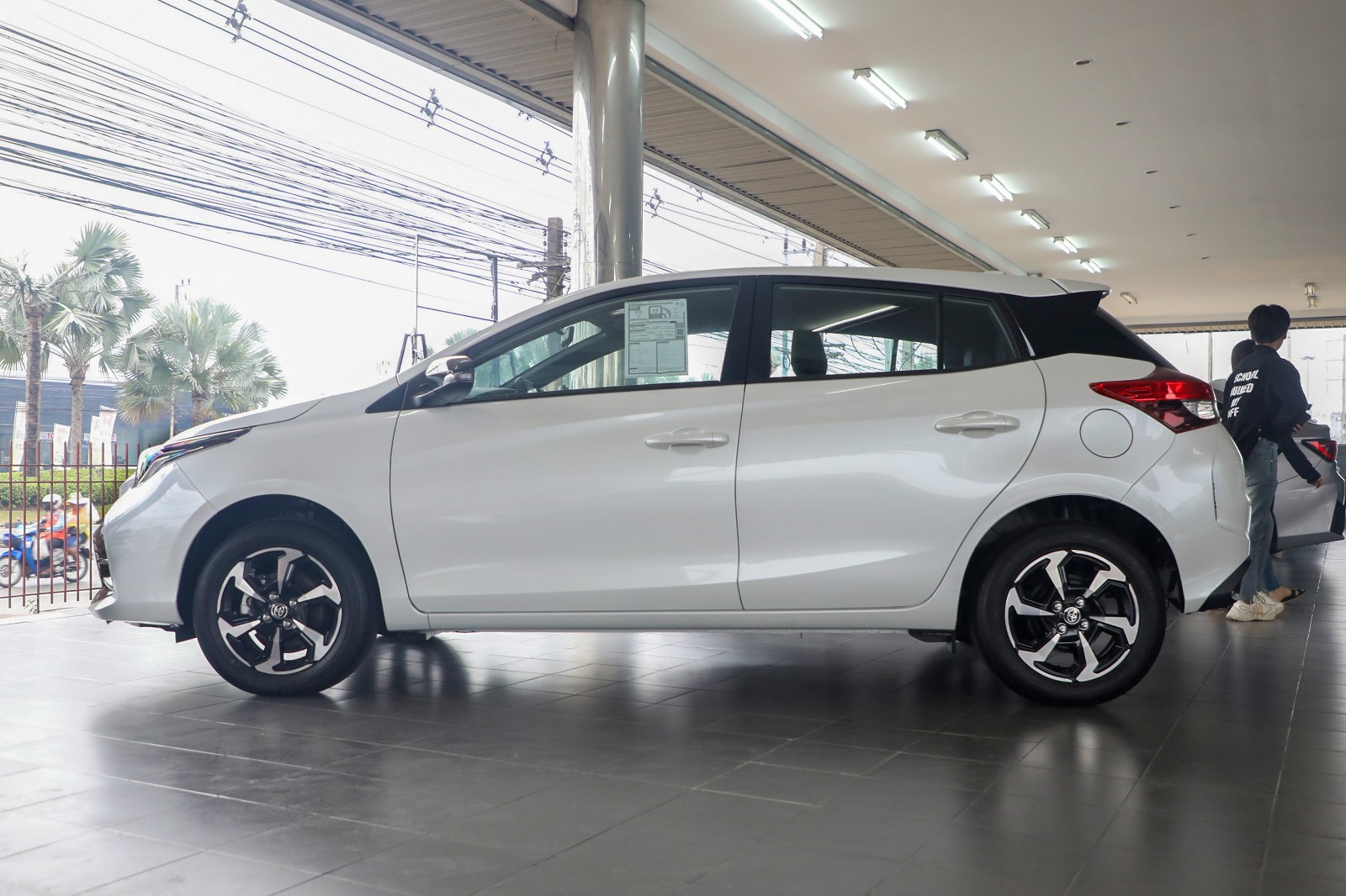 ลักษณะภายนอกของรถ Toyota Yaris