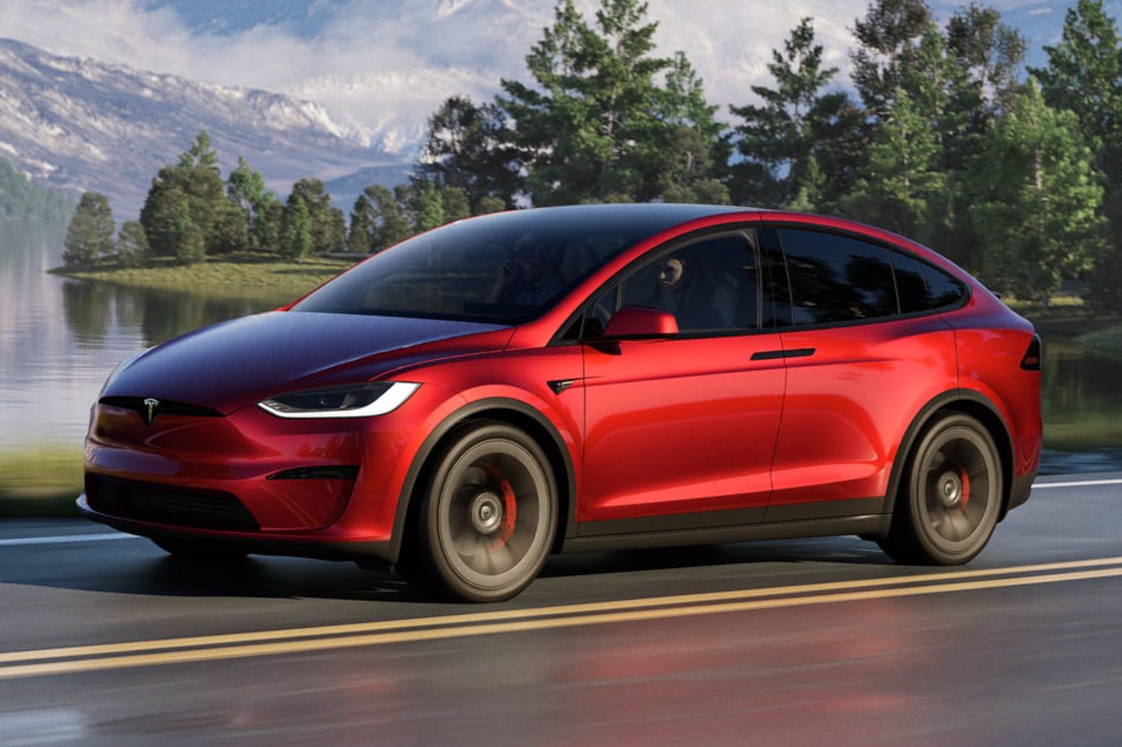 รูป Tesla Model X Plaid 2023