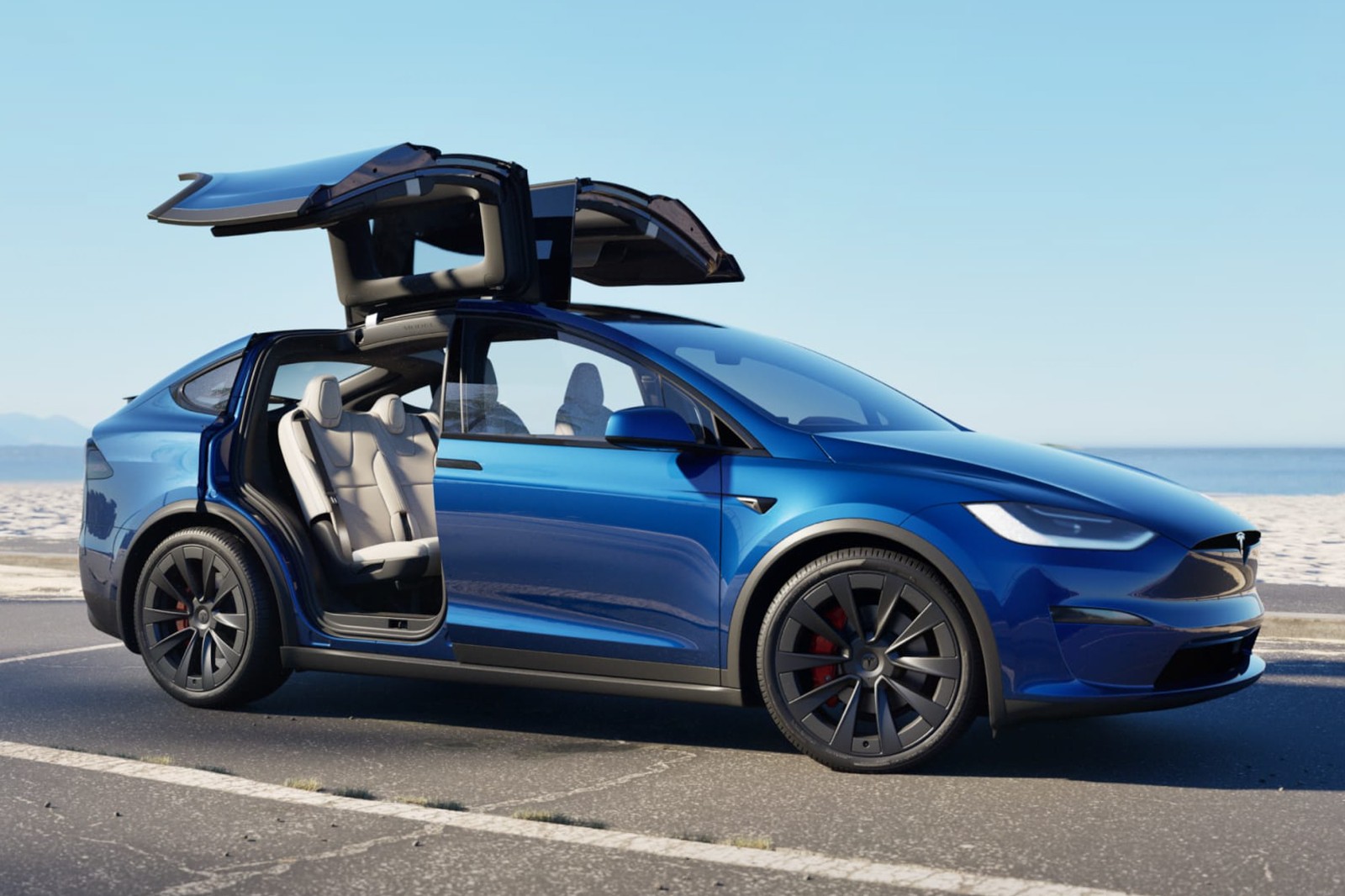 รูป Tesla Model X Plaid 2023