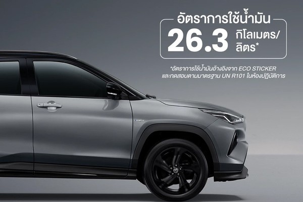 Toyota Yaris Cross อย่างเป็นทางการ